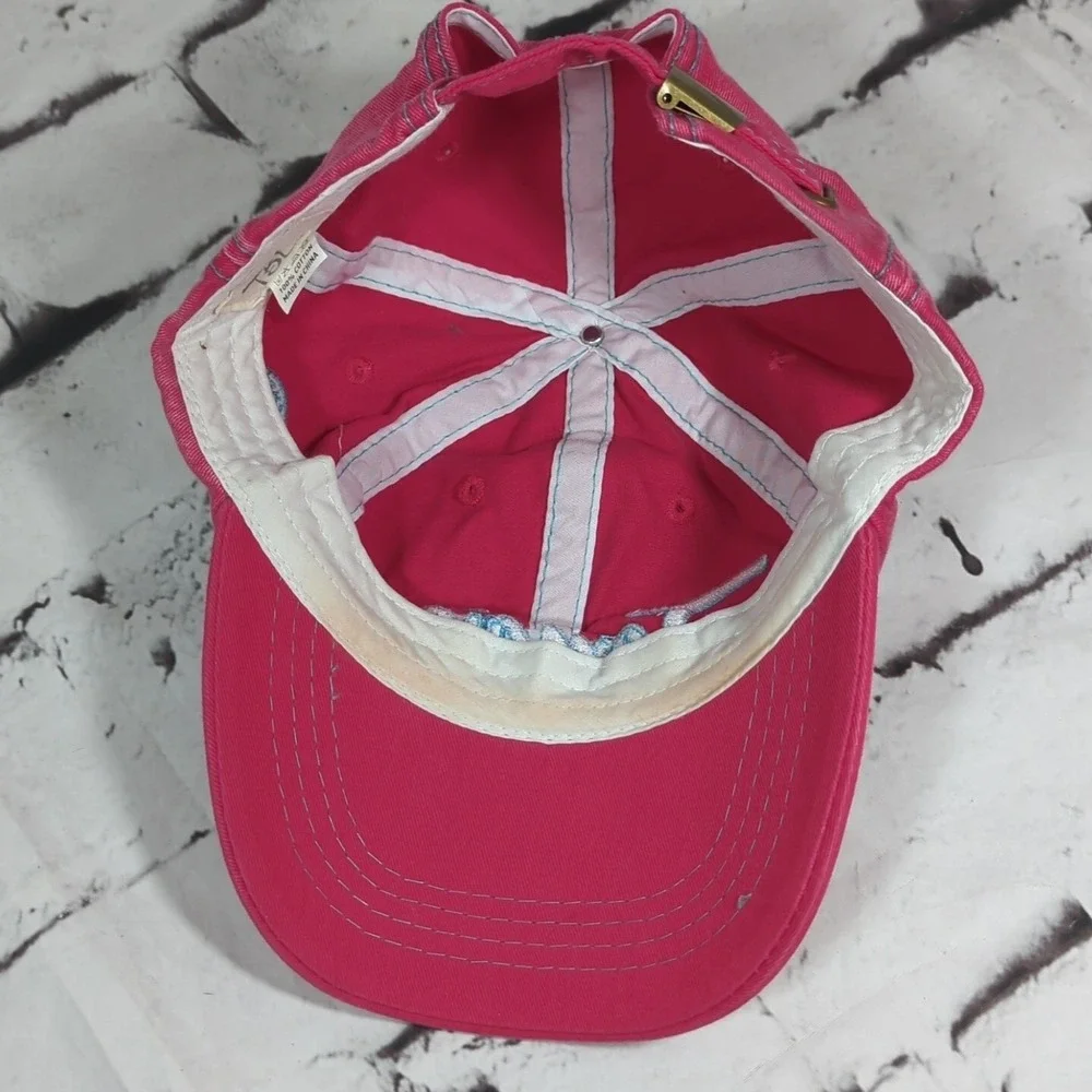 Jamaica‎ No Problem Hat Womens One Size Pink Strapback Ball Cap 100% Cotton